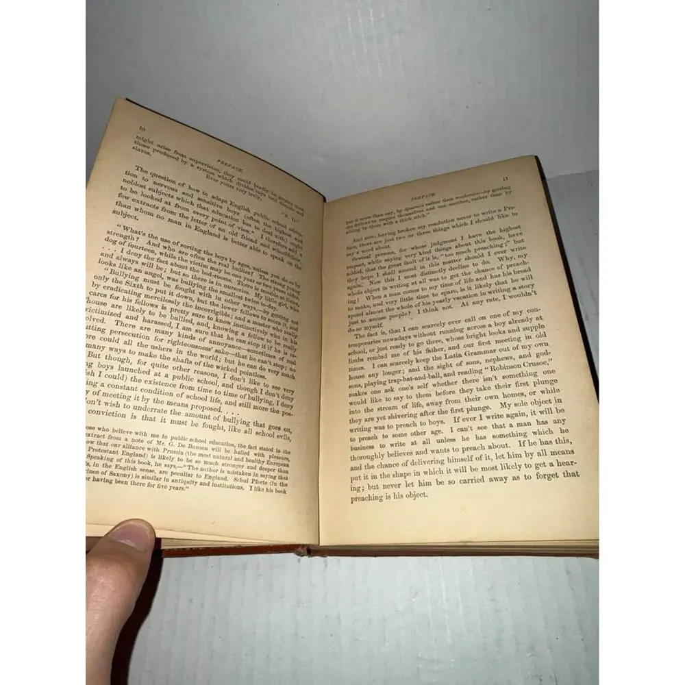 Antique book Tom Brown's School-Days Alta Edition by Thomas Hughes